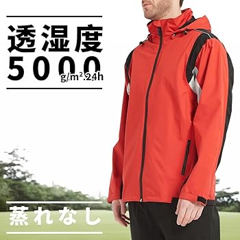 【新品未使用】ARBN 防水フード付きジャケット ネイビー/赤 新品未使用】ARBN 防水フード付きジャケット ネイビー/赤